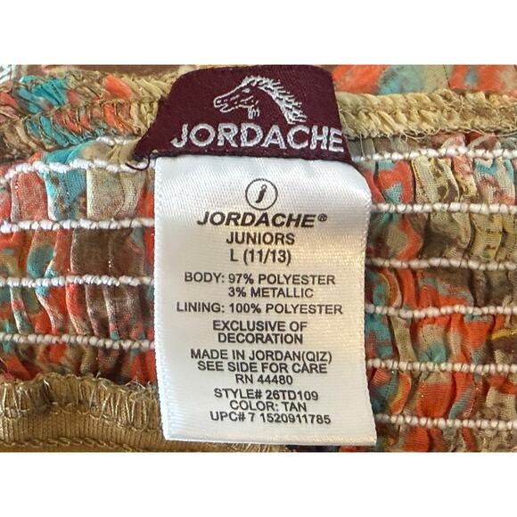 Jordache Y2K Babydoll Hanky Halter Top Crochet Juniors Size 11/13 Fairy Boho - Picture 3 of 11